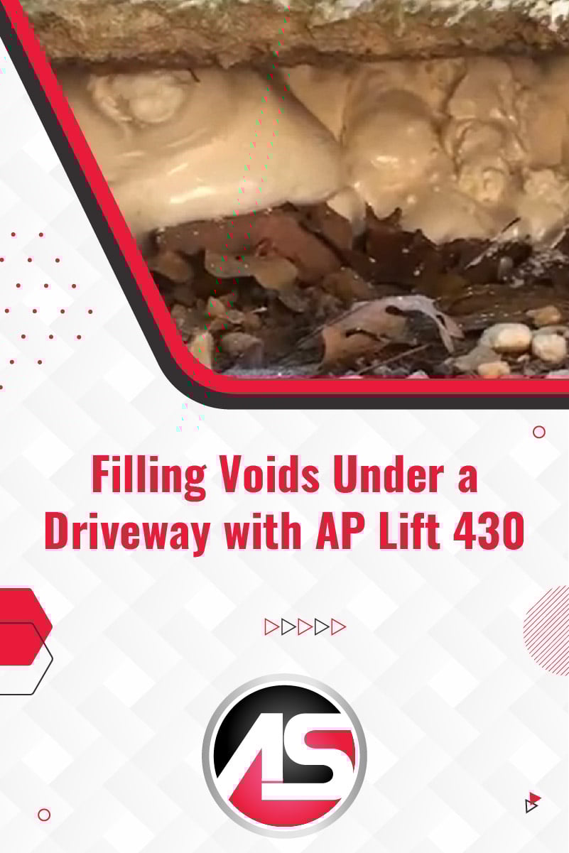 Filling Voids Under a Driveway with AP Lift 430